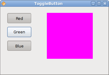 ToggleButton widget