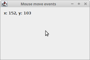 Mouse move events