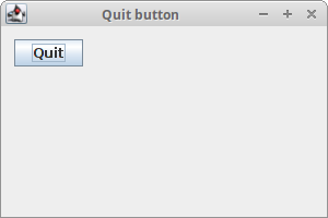 Quit button