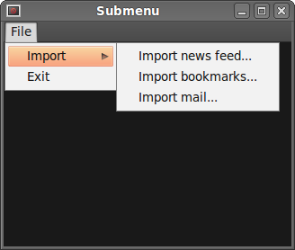 Submenu