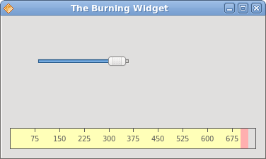 The Burning widget