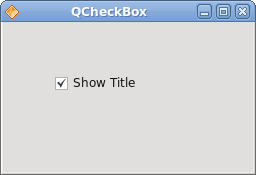 QCheckBox