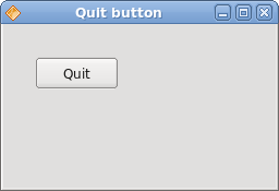 Quit button