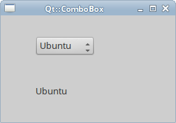 ComboBox widget