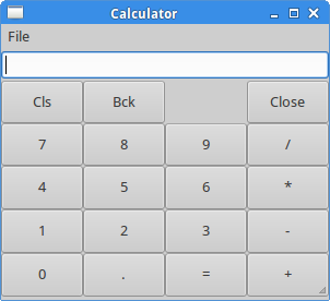 Calculator skeleton