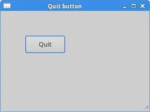 Quit button