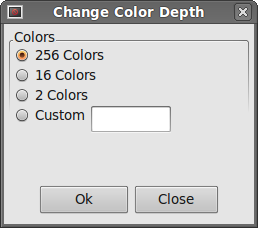 Custom dialog