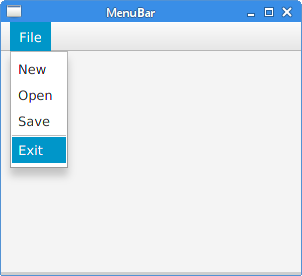 MenuBar