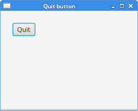 Quit button