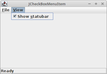 JCheckBoxMenuItem
