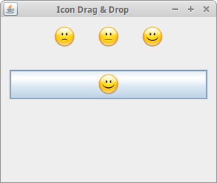 Icon drag & drop example