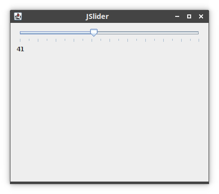 JSlider