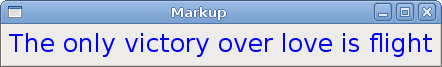 Using markup