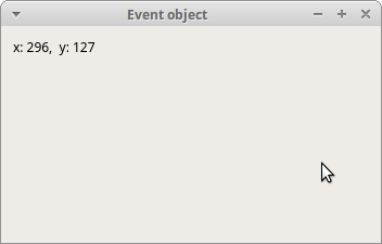 Event object