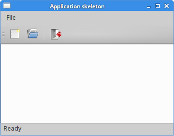 Application skeleton