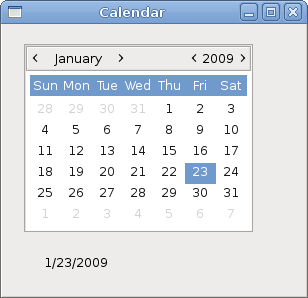 Calendar