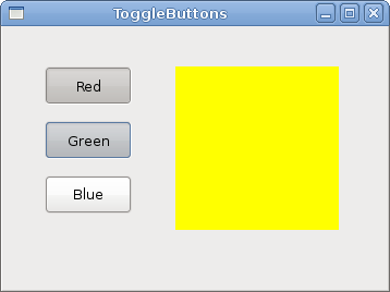 ToggleButton widget