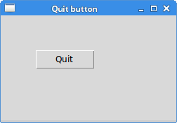 Quit button