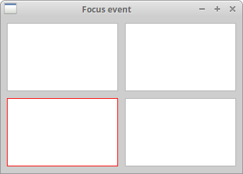 Focus event