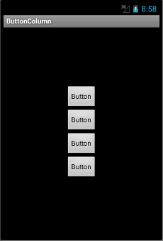 A column of buttons