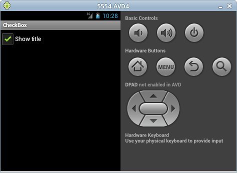 Emulator of a 2.7" (240x320 ldpi) device