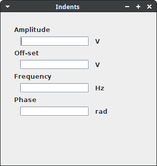 Indent