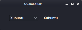 QComboBox