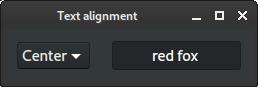 QLineEdit Alignment